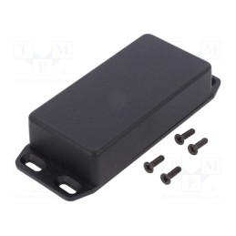 1 pcs x HAMMOND - 1590GFLBK -AS - Enclosure: multipurpose, X: 50mm, Y: 100mm, Z: 25mm, 1590, aluminium