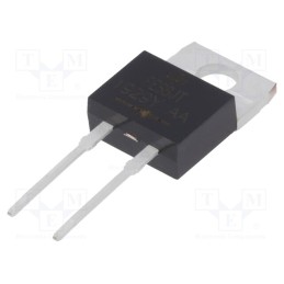 1 pcs x VISHAY - FES8JT-E3/45 - Diode: rectifying, THT, 600V, 8A, , Ifsm: 125A, TO220AC, Ir: 500uA