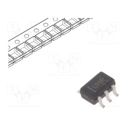 3 pcs x TEXAS INSTRUMENTS - SN74AUC1G86DCKR - IC: digital, XOR, Ch: 1, IN: 2, CMOS, SMD, SC70-5, 0.8÷2.7VDC, -40÷85°C