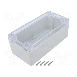 1 pcs x KRADEX - ZP160.80.60JH TM PC - Enclosure: multipurpose, X: 80mm, Y: 160mm, Z: 60mm, ZP, light grey
