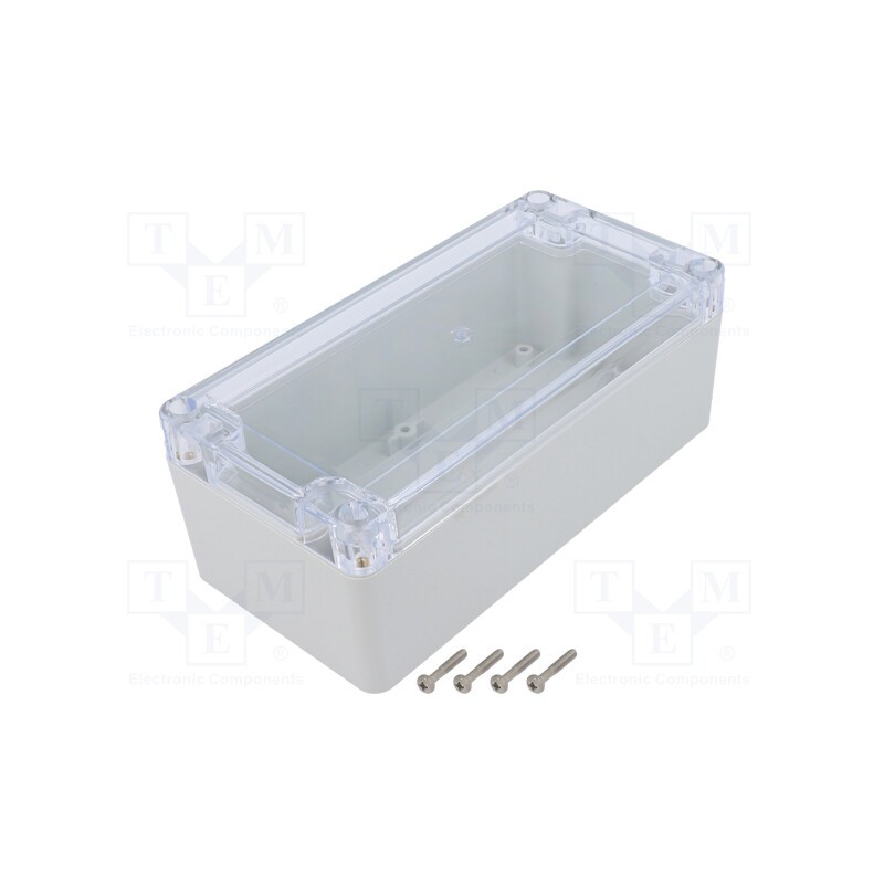 1 pcs x KRADEX - ZP160.80.60JH TM PC - Enclosure: multipurpose, X: 80mm, Y: 160mm, Z: 60mm, ZP, light grey