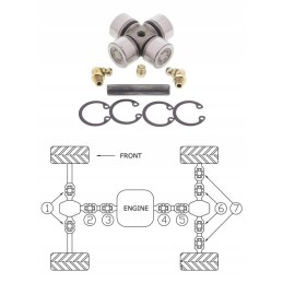 Cross shaft Polaris Sportsman 850 1000 XP Touring