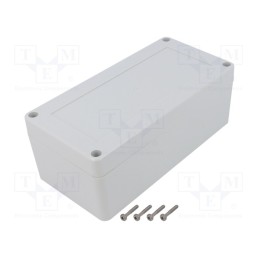 1 pcs x KRADEX - ZP160.80.60JPH TM PC - Enclosure: multipurpose, X: 80mm, Y: 160mm, Z: 60mm, ZP, light grey