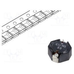 1 pcs x EATON ELECTRONICS - SD53-3R3-R - Inductor: wire, SMD, 3.3uH, Ioper: 2.26A, 29mΩ, ±20%, Isat: 2.6A