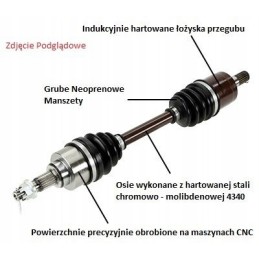 Polos rear left right Can Am Maverick X3 Turbo