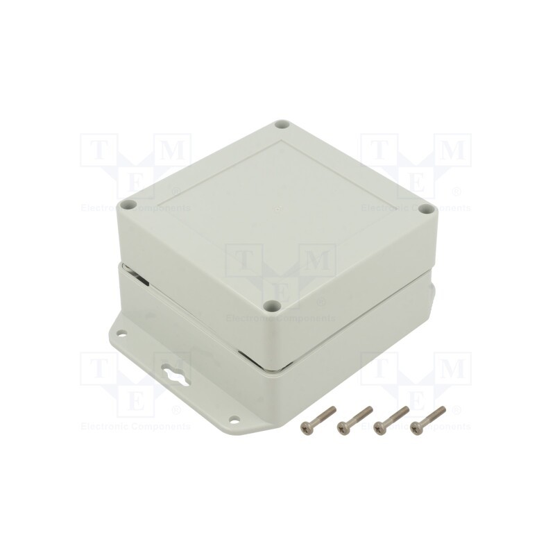 1 pcs x KRADEX - ZP105.105.60SUJ TM PC - Enclosure: multipurpose, X: 105mm, Y: 105mm, Z: 60mm, ZP, light grey