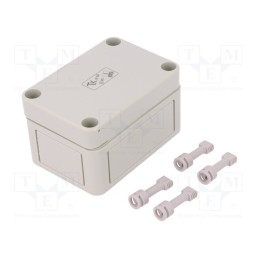 1 pcs x SPELSBERG - 11040201 - Enclosure: multipurpose, X: 65mm, Y: 94mm, Z: 57mm, TK PS, grey, IP66