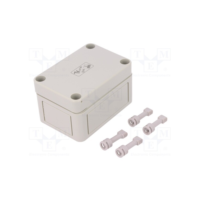 1 pcs x SPELSBERG - 11040201 - Enclosure: multipurpose, X: 65mm, Y: 94mm, Z: 57mm, TK PS, grey, IP66