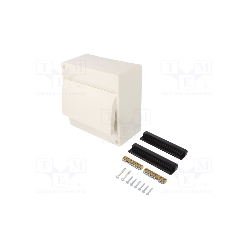 1 pcs x HAGER - VD108PP - Enclosure: for modular components, IP40, No.of mod: 8, Series: IC2