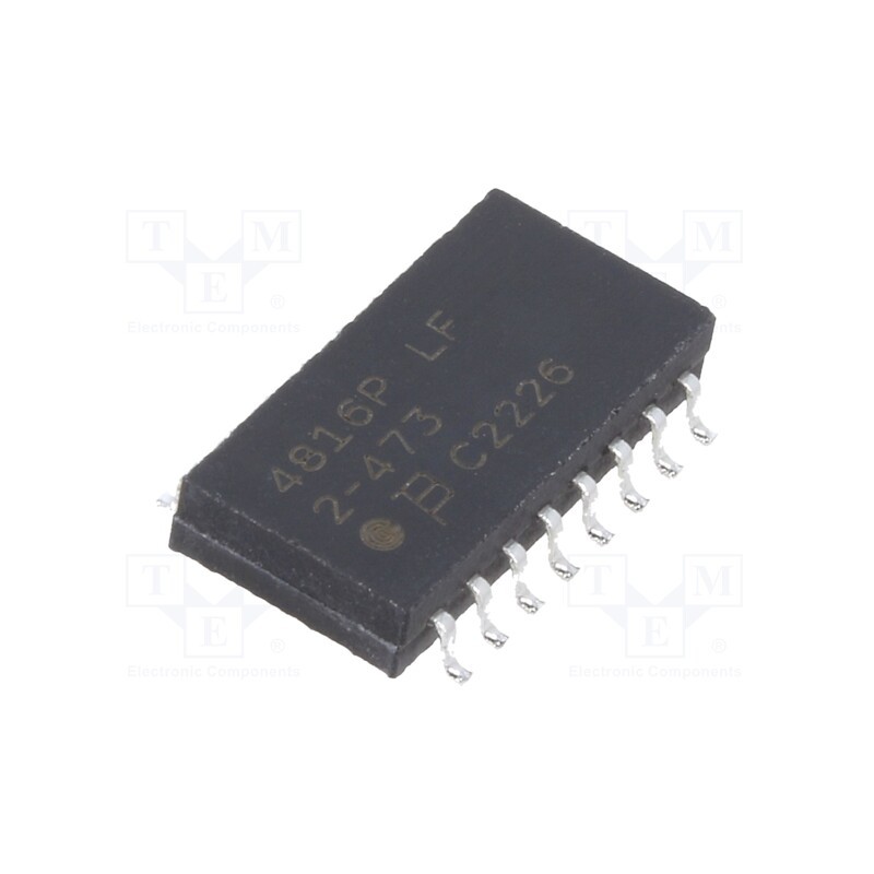 1 pcs x BOURNS - 4816P-T02-473LF - Resistor network: Y, SMD, 47kΩ, ±2%, 0.08W, No.of resistors: 15