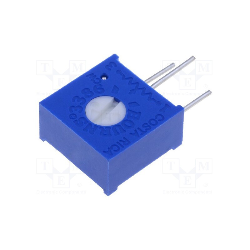 1 pcs x BOURNS - 3386H-1-504LF - Potentiometer: mounting, single turn,vertical, 500kΩ, 500mW, ±10%