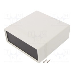 1 pcs x HAMMOND - 1598BSGYPBK - Enclosure: with panel, 1598, X: 135mm, Y: 134mm, Z: 50mm, ABS, grey