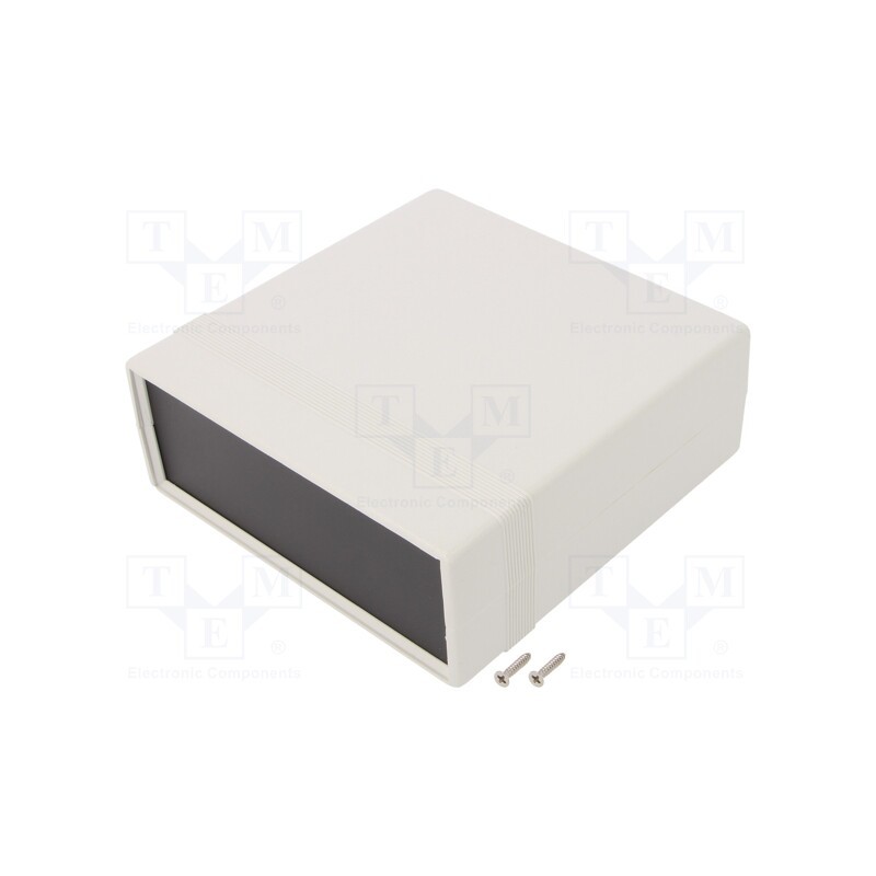 1 pcs x HAMMOND - 1598BSGYPBK - Enclosure: with panel, 1598, X: 135mm, Y: 134mm, Z: 50mm, ABS, grey