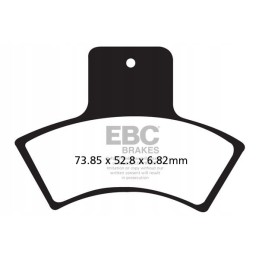 Brake pads ebc fa270tt set for 1 disc