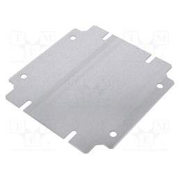 1 pcs x RITTAL - 1562700 - Mounting plate, steel, Plating: zinc