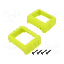 1 set x TAKACHI - TWSC7-5G -AS - Silicone protector, thermoplastic rubber, Colour: green, 2pcs.