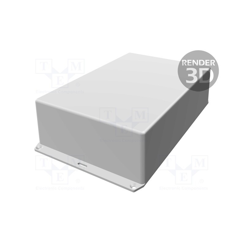 1 pcs x HAMMOND - 1591XXFSFLBK - Enclosure: multipurpose, X: 150mm, Y: 221mm, Z: 63mm, 1591XXS, ABS