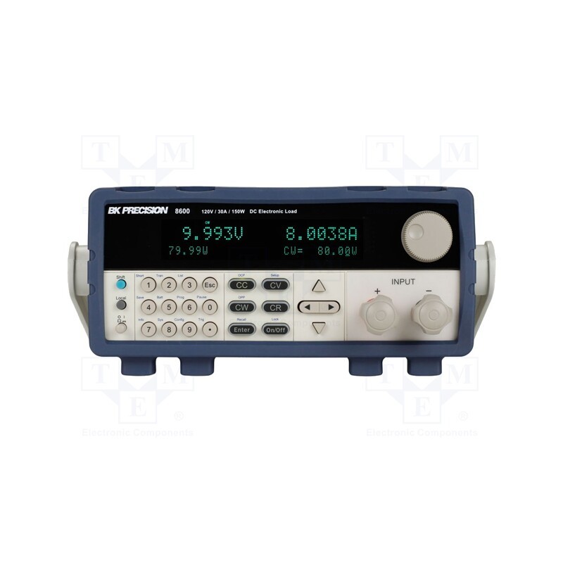 1 pcs x B&K PRECISION - BK8600B - Programmable electronic load DC, 0÷120V, 0÷30A, 150W, 100÷240VAC