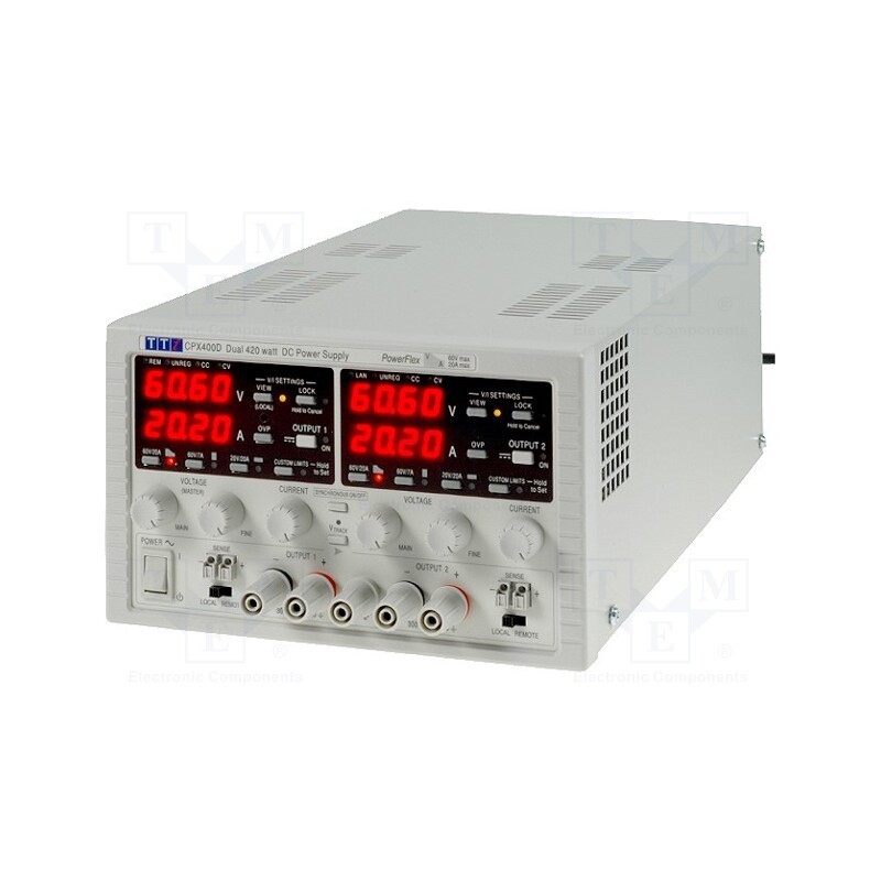 1 pcs x AIM-TTI - CPX400D - Power supply: laboratory, switched-mode,multi-channel, 0÷60VDC