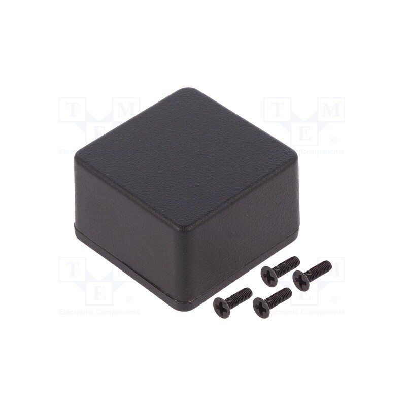 1 pcs x HAMMOND - 1590MMBK - Enclosure: multipurpose, X: 50mm, Y: 50mm, Z: 31mm, 1590, aluminium