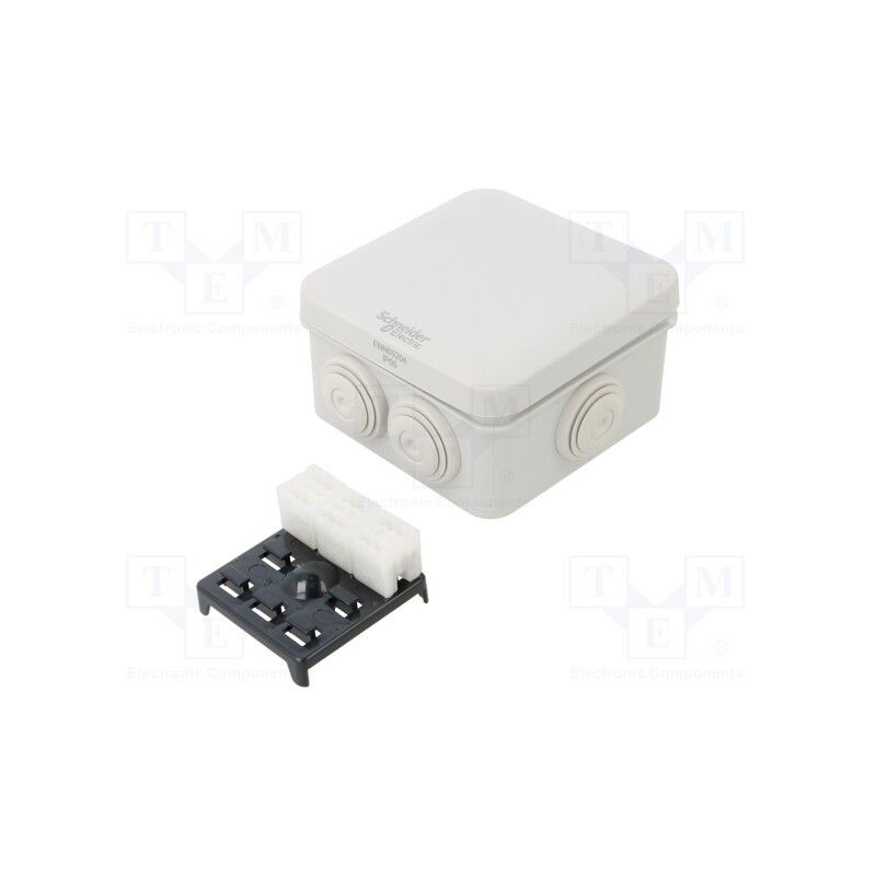 1 pcs x SCHNEIDER ELECTRIC - ENN05204 - Enclosure: junction box, X: 98mm, Y: 98mm, Z: 51mm, wall mount, IP55