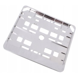 Quad ATV Motorcycle License Plate Frame Chrome