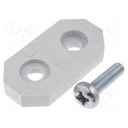 1 pcs x FIBOX - FP 12017 - Wall mounting element, 4pcs.