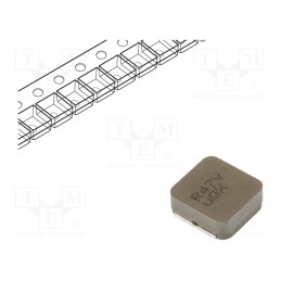 1 pcs x KEMET - MPXV1D1770LR47 - Inductor: ferrite, 470nH, Ioper: 52.5A, 1mΩ, ±20%, Isat: 108A