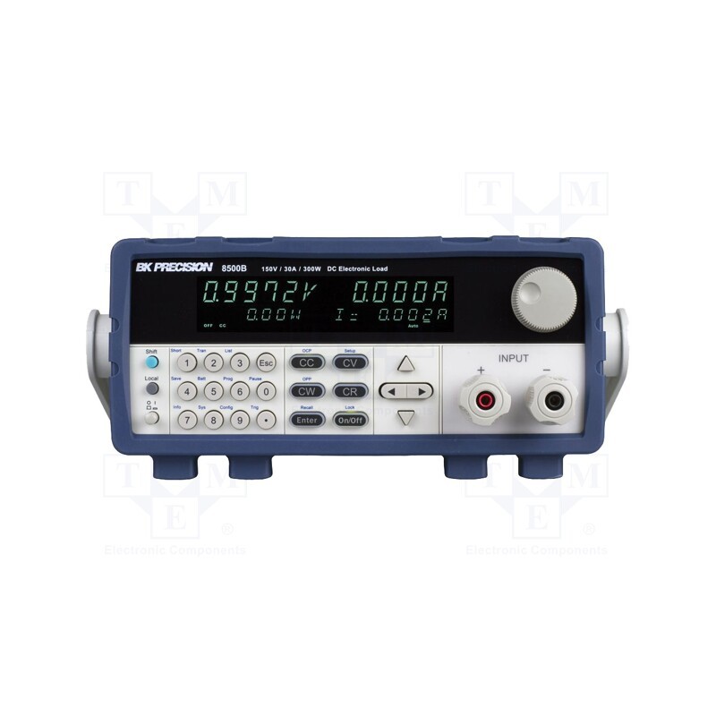 1 pcs x B&K PRECISION - BK8500B - Programmable electronic load DC, 150V, 30A, 300W, Interface: TTL