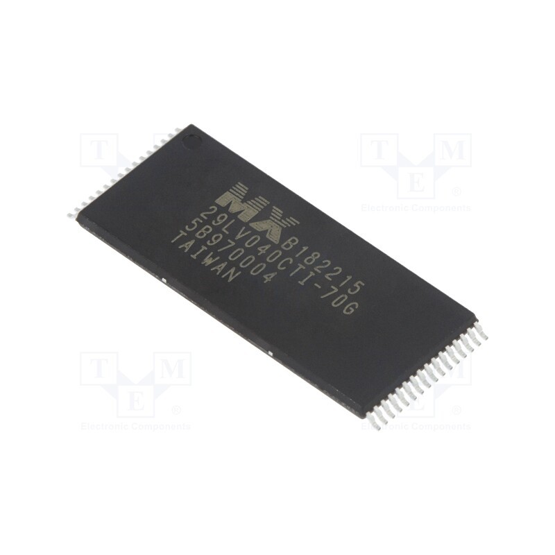 1 pcs x MACRONIX INTERNATIONAL - MX29LV040CTI-70G/TRAY - IC: FLASH memory, 4MbFLASH, 512kx8bit, 70ns, TSOP32, parallel