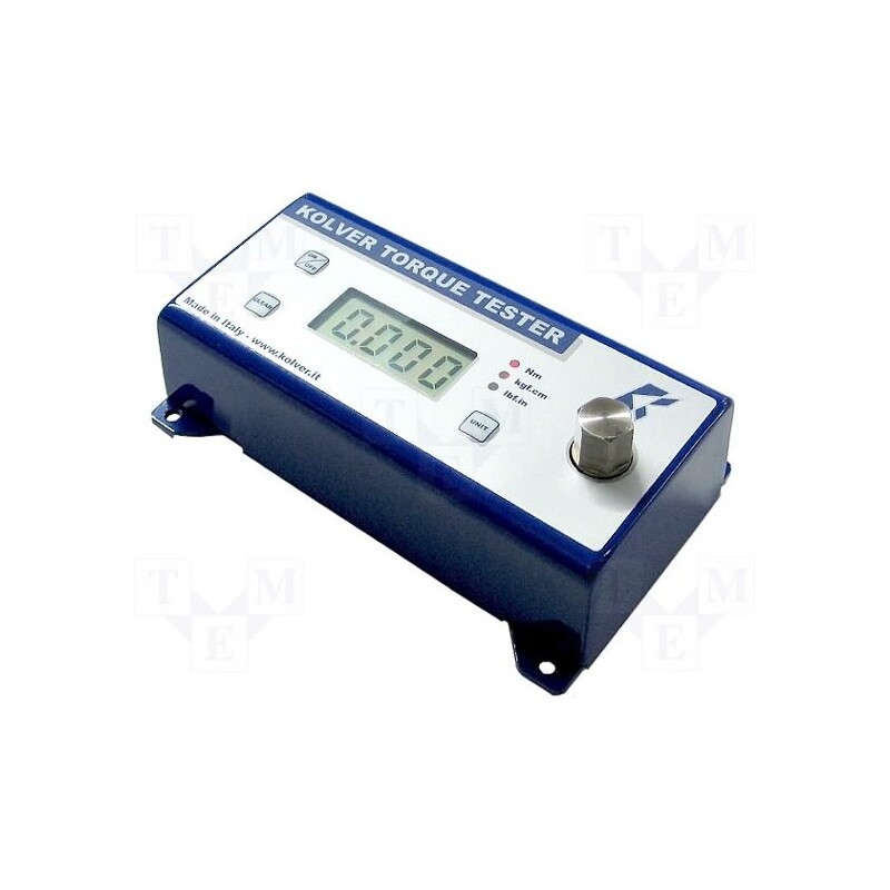 1 pcs x KOLVER - 021403/S - Electronic torque tester, Plug: EU, 9VDC, 0.1÷5Nm
