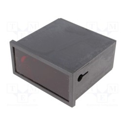 1 pcs x SUPERTRONIC - PP010N-S - Enclosure: panel, X: 96mm, Y: 48mm, Z: 90mm, ABS, black, Series: DINS
