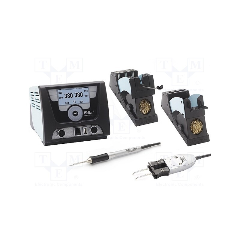 1 pcs x WELLER - T0053422399N - Soldering station, Station power: 240W, Power: 40W, 50÷550°C, ESD