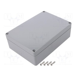 1 pcs x GAINTA - G313-IP67 - Enclosure: multipurpose, X: 121mm, Y: 171mm, Z: 55mm, ABS, dark grey