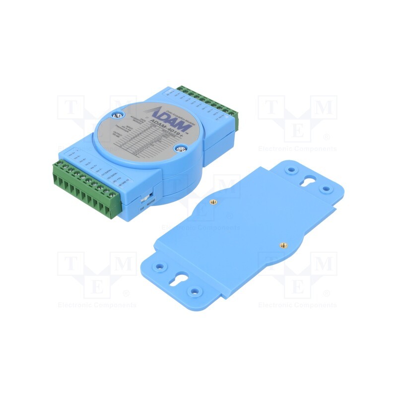 1 pcs x ADVANTECH - ADAM-4019+-AE - Analog input, Number of ports: 1, 10÷30VDC, supports Modbus RTU