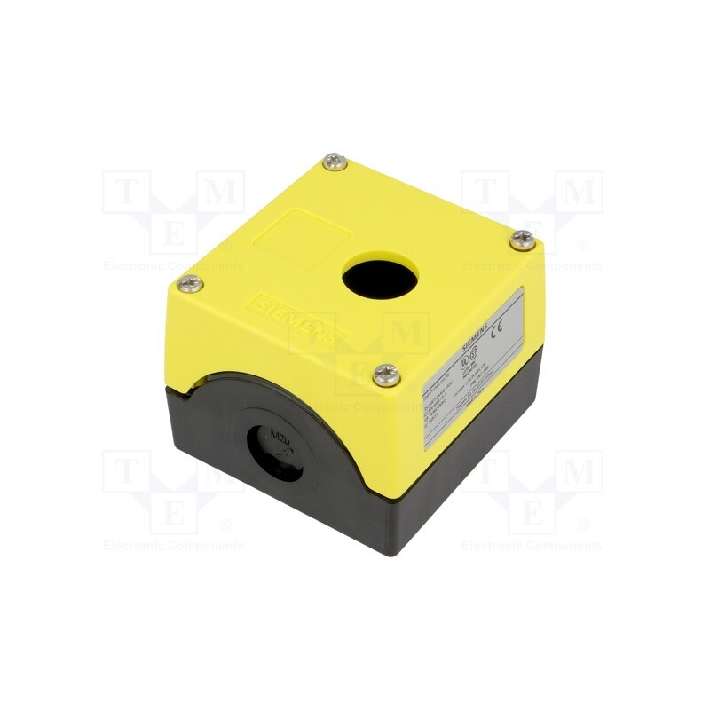 1 pcs x SIEMENS - 3SU1801-0AA00-0AB2 - Enclosure: for remote controller, IP66,IP67, X: 85mm, Y: 85mm