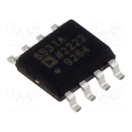 1 pcs x Analog Devices - AD8531ARZ - IC: operational amplifier, 3MHz, Ch: 1, SO8, ±1.35÷3VDC,2.7÷6VDC