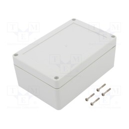 1 pcs x KRADEX - ZP150.100.60JH TM PC - Enclosure: multipurpose, X: 100mm, Y: 150mm, Z: 60mm, ZP, light grey