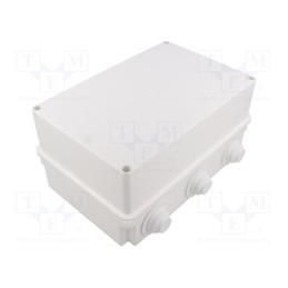 1 pcs x JONEX - PK-11D WHITE - Enclosure: junction box, X: 150mm, Y: 235mm, Z: 115mm, wall mount