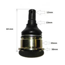 Lower kingpin yamaha grizzly 700 550