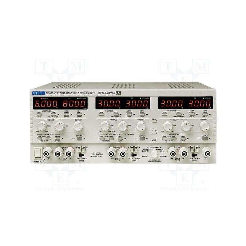 1 pcs x AIM-TTI - PL303QMT-P(G) - Power supply: programmable laboratory, Ch: 3, 0÷30VDC, 0÷3A, 0÷3A