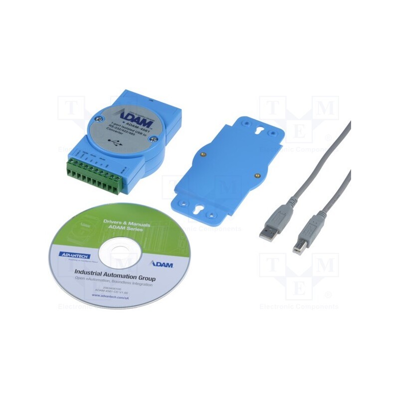 1 pcs x ADVANTECH - ADAM-4561-CE - Converter, USB / RS232/RS422/RS485, Number of ports: 2, 10÷30VDC