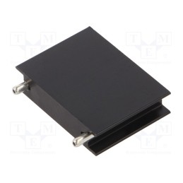 1 pcs x SEIFERT ELECTRONIC - KL-210/25,4/SW/OL - Heatsink: extruded, flat, SOT93,TO218,TO220,TO247,TOP3, black