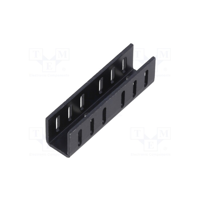1 pcs x SEIFERT ELECTRONIC - KL-109/50/SW - Heatsink: extruded, U, TO220, black, L: 50mm, W: 12mm, H: 15mm