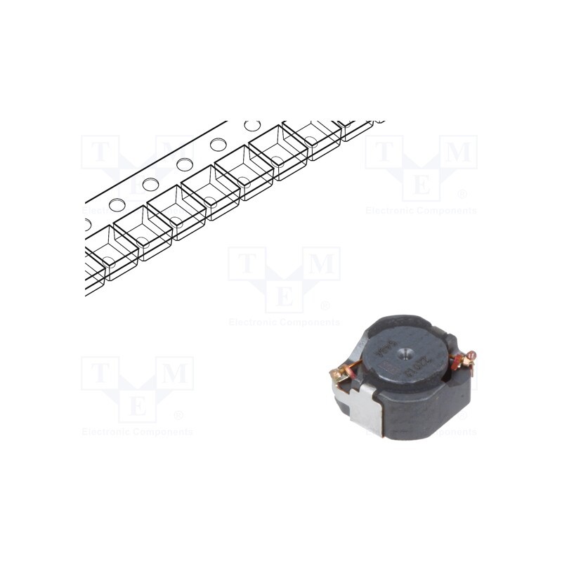 1 pcs x TRACO POWER - TCK-149 - Inductor: wire, SMD, 22uH, 240mΩ, -40÷125°C, ±20%, 5.3x5x2.7mm, 1.1A
