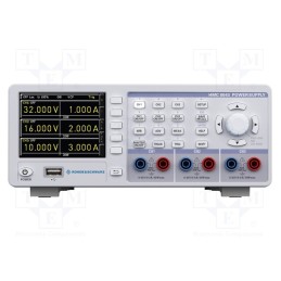 1 pcs x ROHDE & SCHWARZ - HMC8043 - Power supply: programmable laboratory, Ch: 3, 0÷32VDC, 0÷3A, 0÷3A
