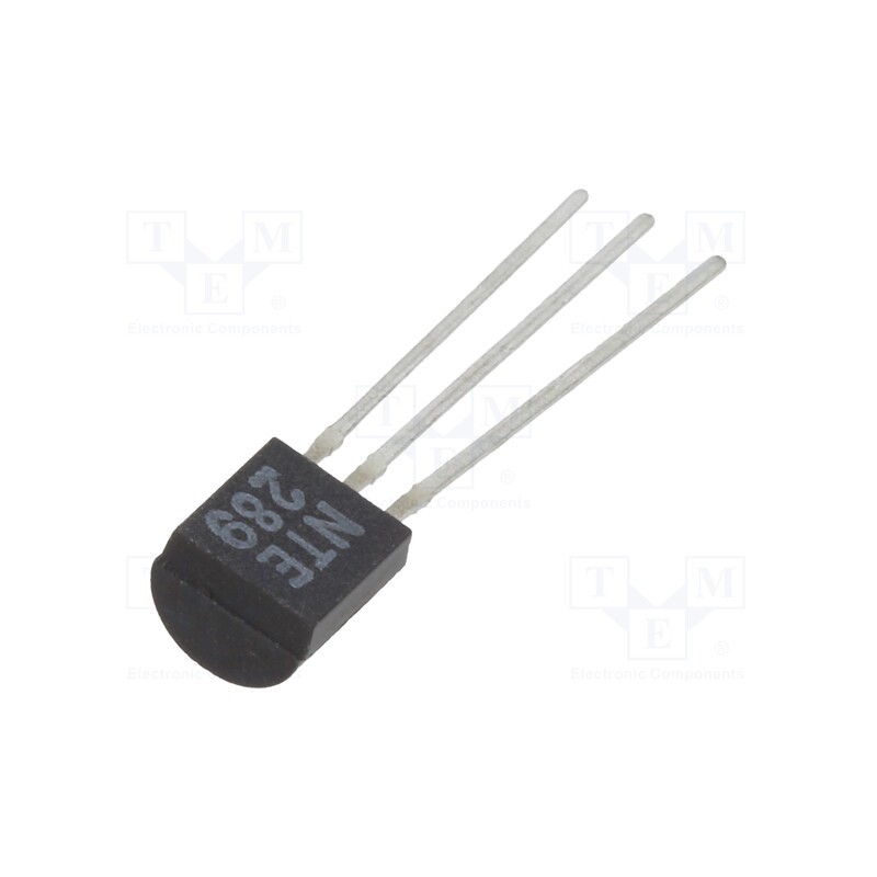 1 pcs x NTE Electronics - NTE289 - Transistor: NPN, bipolar, 30V, 0.8A, 0.6W, TO92