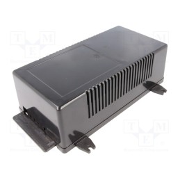 1 pcs x MASZCZYK - KM-107 BK - Enclosure: for power supplies, X: 112mm, Y: 222mm, Z: 72mm, ABS