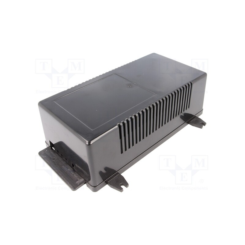 1 pcs x MASZCZYK - KM-107 BK - Enclosure: for power supplies, X: 112mm, Y: 222mm, Z: 72mm, ABS