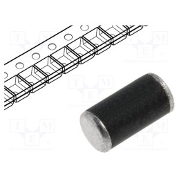 25 pcs x DIOTEC SEMICONDUCTOR - GL1M - Diode: rectifying, SMD, 1kV, 1A, MiniMELF plastic, Ufmax: 1.3V